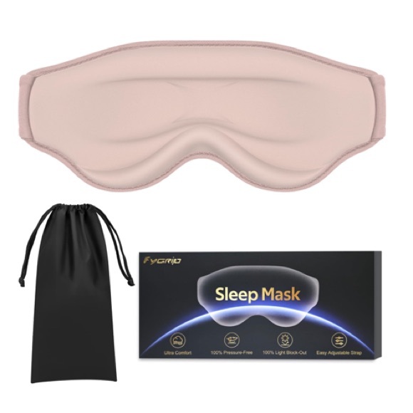 Travel/Sleep Eye Mask Light-Blocking with Bag Adult Size. - Picture 1 of 1